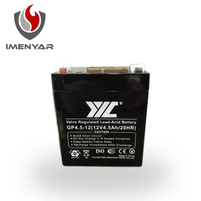 باتری 12ولت 4.5 آمپر JYC